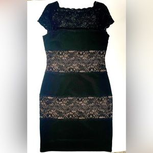 JOSEPH RIBKOFF Black Lace Dress 10